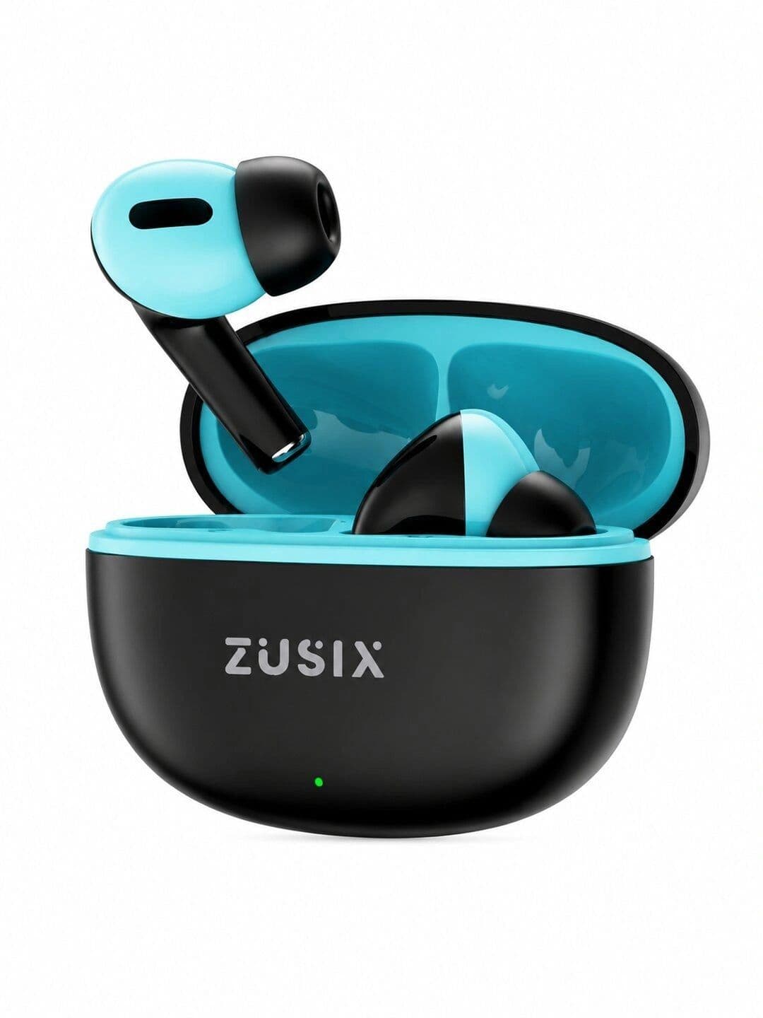 zusix PEBBLE Bluetooth TWS Earbuds with 55H Playback, 13mm Drivers & Charging Case