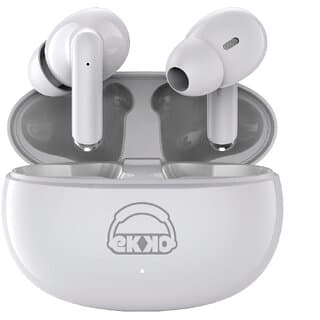 EKKO Earbeats T05 TWS: ENC Call Noise Cancellation, 25H Playtime, 10MM Driver, Twin Connect, Massive Bass, Water Resistance, Siri & Google Assistant (...