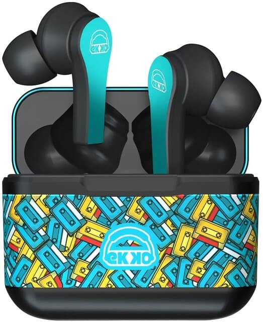 EKKO Earbeat T08 AlterEgo : Mic, ENC Call Noise Cancellation, 40H Playtime, 10MM Driver, Twin Connect, Massive Bass, Water Resistance, Siri & Google(T...