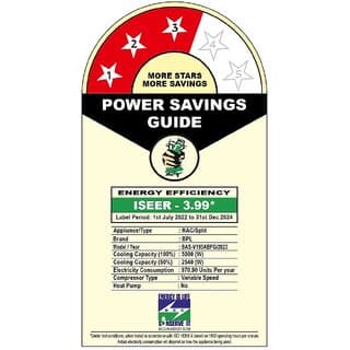 BPL 1.5 Ton 3 Star Inverter Split AC, BAS-V193ABFG (100 percent Copper)
