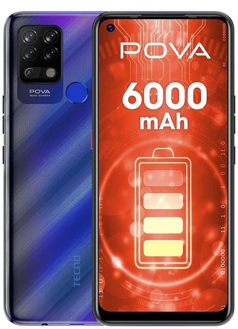 (Refurbished) Tecno Pova (6 GB RAM, 128 GB Storage, Blue) - Superb Condition, Like New