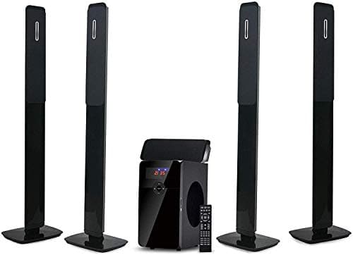 Impex 5.1 HT-5105 125 W Multimedia Tall boy Home Theater System with FM/SD/AUX/USB/BT & Remote Function (Black)