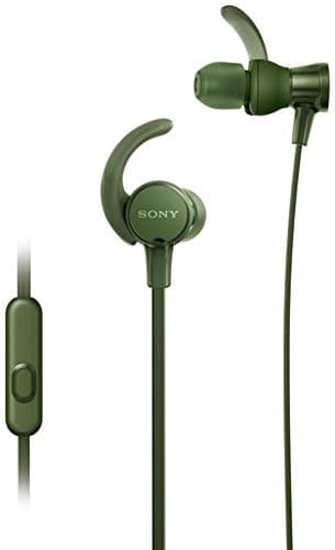Sony Extra Bass MDR-XB510AS in-Ear Sports Headphones with Mic (Green)