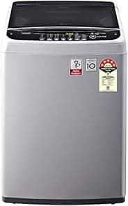 LG 6.5 Kg 5 Star Smart Inverter Fully-Automatic Top Loading Washing Machine (T65SNSF1Z, Middle Free Silver, Tu
