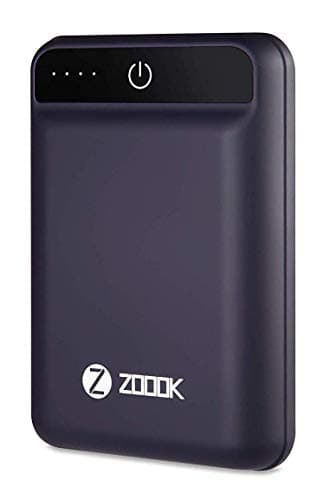 Zoook PBS10E 10000mAH Lithium-Polymer Dual Output World's Smallest Power Bank (Black)