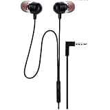 Croma Stereo Wired Earphone with Built in mic (Extra Storage Pouch) (CREA7302, Black)