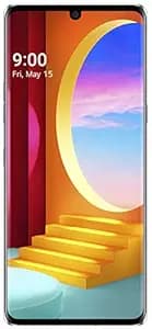 LG Velvet (Aurora Silver, 6GB RAM, 128GB Storage) - P-OLED FHD+ Display | Snapdragon 845 Processor, Small (LMG910EMW.AINDAS) Smartphones