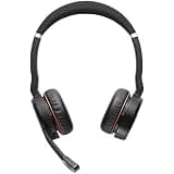 Jabra EVOLVE 75 MS Stereo Bluetooth Wireless On Ear Headphones With mic Black