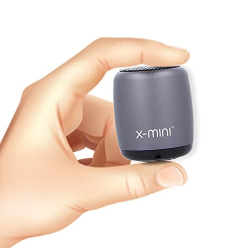 X-mini Nano-X 2W Ultra Portable Wireless Bluetooth Speaker with Mic and Remote Shutter (Mystic Grey)