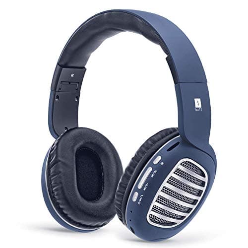 (Renewed) iBall Decibel BT01 Smart Headset with Alexa Enabled (Blue, Black and Silver)