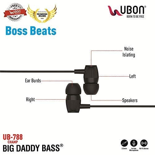 UBON UB-788 Champ in-Ear Wired Earphone
