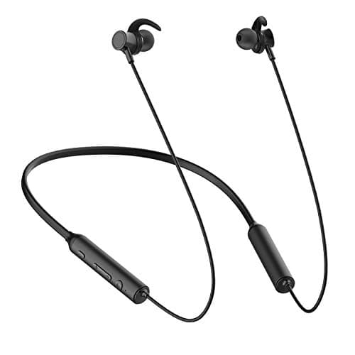 WeCool Soulmate Dual Driver Neckband Bluetooth Earphones with 10 Hours Playtime Bluetooth V 5.0 Noise Cancellation and IPX-5 Sweatproof (Version 2020)