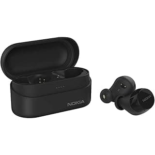 (Renewed) Nokia Power Earbuds Lite Wireless Bluetooth In Ear Earbuds with Mic (Black)