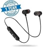 GO SHOPS J102 Magnetic Wireless Bluetooth Earphone Wireless Headphones Sports Stereo Jogger, Running, Gyming Headset…