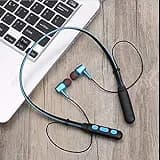 odestro B-11 Wireless Magnetic Bluetooth neckbend in-Ear High Bass Stereo Hands-Free Headset with Noise Cancellation Mic for Gyming, Jogging, Running