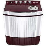 Voltas Beko 7 Kg Semi-Automatic Top Loading Washing Machine (WTT70ALIM, Burgundy Qpaque)