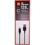 SA Communication Presents Mi USB Cable 120cm (Black) Up to 2A Fast Charge