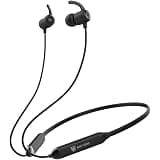 (Renewed) Ant Audio Wave Sports 450 Bluetooth Wireless Neckband Earphone with IPX5 (Black)
