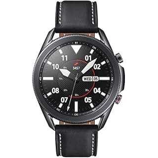(Renewed) Samsung SM-R840NZKAINS Bluetooth Watch 3- Black, Leather (Wireless)