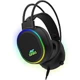 Ant Esports H1000 Pro Wired Over Ear Headphones With Mic (Black)