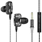 Miracle Digital M1Pro Wired Gaming Earphone with Double Driver in Ear Headphone, Depp Bass/Light Weight/Dual core in-Built Sp