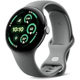 Google Pixel Watch 3 (45mm) — Matte Sage Case — Sage Green Strap — LTE