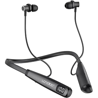 LANDIBO Wireless Waterproof Sports Earphones with 50 Hours of Playback time, Bluetooth Earphones with Microphone, in Ear Nois