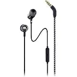 JBL LIVE100 by Harman in-Ear Headphones with in-Line Microphone and Remote (Black)