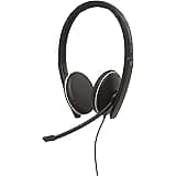 Sennheiser Enterprise Solution SC 165 USB (508317) Double-Sided Binaural Wired Headset with HD Stereo Sound, Noise-Cancelling