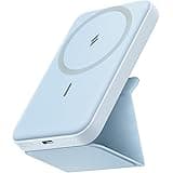 Anker 622 Magnetic Battery (MagGo), 5000mAh Foldable Magnetic Wireless Portable Charger and USB-C for iPhone 13/12 Series (Mi