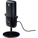 Elgato Wave:3, Premium USB Condenser Microphone and Digital Mixing Solution, Anti-Clipping Technology, Capacitive Mute, Strea