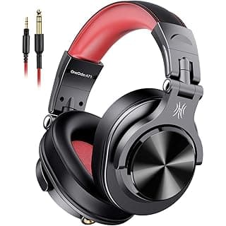 Oneodio A71 Dj Bass Stereo Wired Over Ear Headphones With 90° Rotatable Housing, With Share Port, With 40Mm Driver For Monito