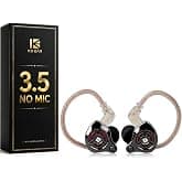 KB EAR 2026 Latest erabuds,KBEAR BK1 Wired Gaming Earbuds,10mm Single DD in Ear Monitor,HiFi Headset Wired Earbuds IEM Earpho