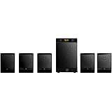 Matata MTM51392 True 30 Watt 5.1 Channel Multimedia Speaker with Built in Amplifier, LED Display, Multi Connectivity - Wirele