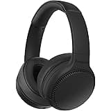 Panasonic Rb-M300B Deep Bass Wireless Bluetooth Over Ear Headphones With Mic Black