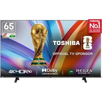Toshiba 164 cm (65 Inches) 4K Ultra HD Smart LED TV | Dolby Vision Atmos & HDR10+ | Game Mode Plus | AI 4K Upscaling | REGZA