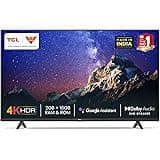 TCL 164 cm (65 inches) 4K Ultra HD Certified Android Smart LED TV 65P615 (Black) (2020 Model)