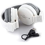 SNEHI Sh12 Wireless Bluetooth Headphone with FM and SD Card Slot (Black, Red)