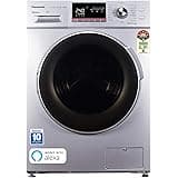 Panasonic 8.0 Kg 5 Star Wifi Inverter Fully-Automatic Front Loading Washing Machine (NA-148MF1L01, Silver, Compatible with Al