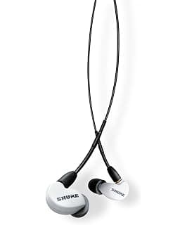 Shure SE215SPE-W-UNI Special Edition Sound Isolating Earphones with Inline Remote and Mic