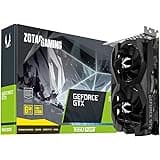 ZOTAC GeForce GTX 1660 Super Twin Fan 6GB GDDR6 192-bit Super Compact Gaming Graphics Card (ZT-T16620F-10L)