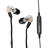 Shure SE215-CL-UNI Sound Isolating Earphones with Inline Remote and Mic