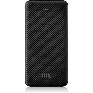 FLiX (Beetel) Decathon Slim 10,000 mAh Lithium Polymer Power Bank, Made in India, Dual USB Output, Type C Input and Output, M