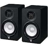 Yamaha HS8 (8") Active Studio Monitors (Pair),Ideal for Home Studios and Professional Recording Studios