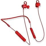 Zebronics Zeb Yoga 101 (Red) Wireless Neckband Earphone with 10mm Neodymium Driver, Dual Pairing, Magnetic Earpiece and Voice