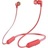 Infinity(JBL) Glide N100 Wireless Neckband with Deep Bass Dual EQ Bluetooth 5.0 & Sweatproof (Passion Red)