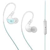 MEE Audio EP-X1-MTWT in-Ear Sports Headphones with Microphone and Remote (Mint and White)