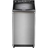 Panasonic Econavi 8 Kg 5 Star Built-In Heater Fully-Automatic Top Loading Washing Machine (NA-F80V9SRB, Stainless Steel, Stai