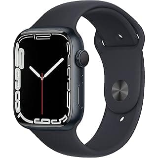 Apple Watch Series 7 (GPS, 45mm) - Midnight Aluminium Case with Midnight Sport Band - Regular