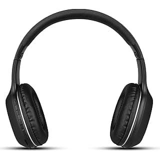 Rewy E750 Wireless Bluetooth Over Ear Headphone with SD Card Slot with Music and Calling Controls Headset Supported All Devic